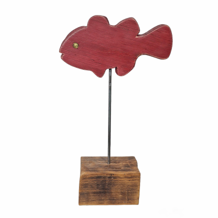 Escultura pez burdeos